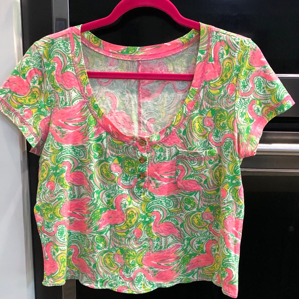 LILLY PULITZER crop top EUC